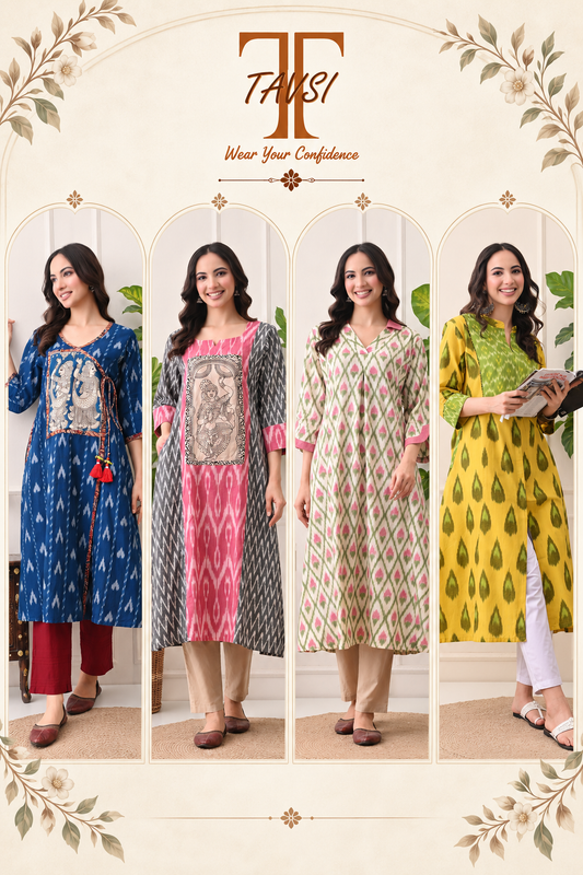 Ikkat Kurta for Women: Traditional Handwoven Style for Modern Everyday Wear