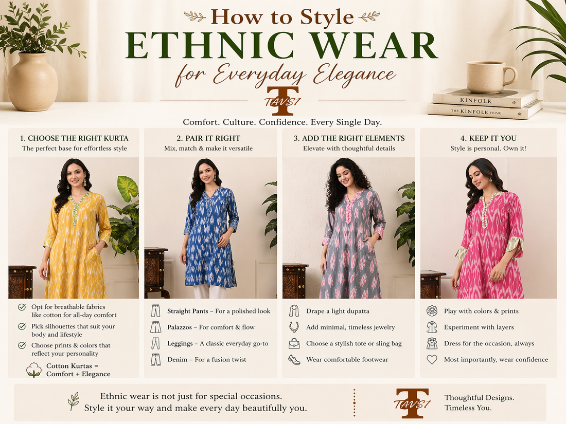 How to Style Ethnic Wear for Everyday Elegance