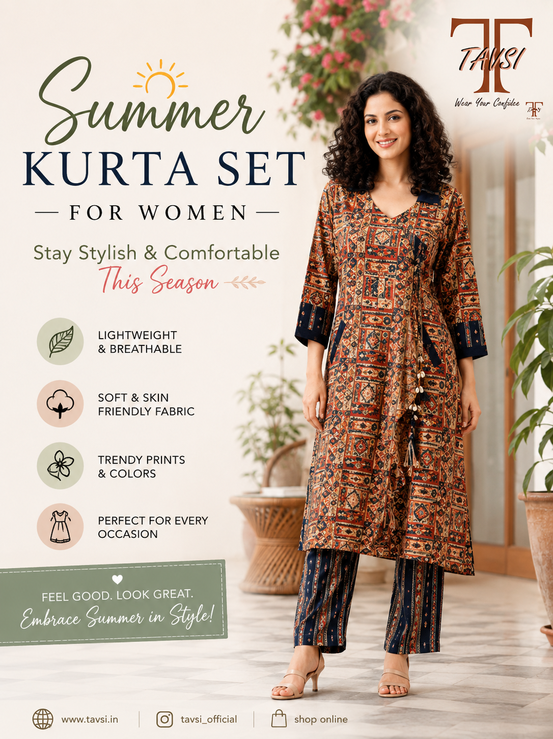 Summer Kurta Set for Women: Stay Stylish & Comfortable This Season