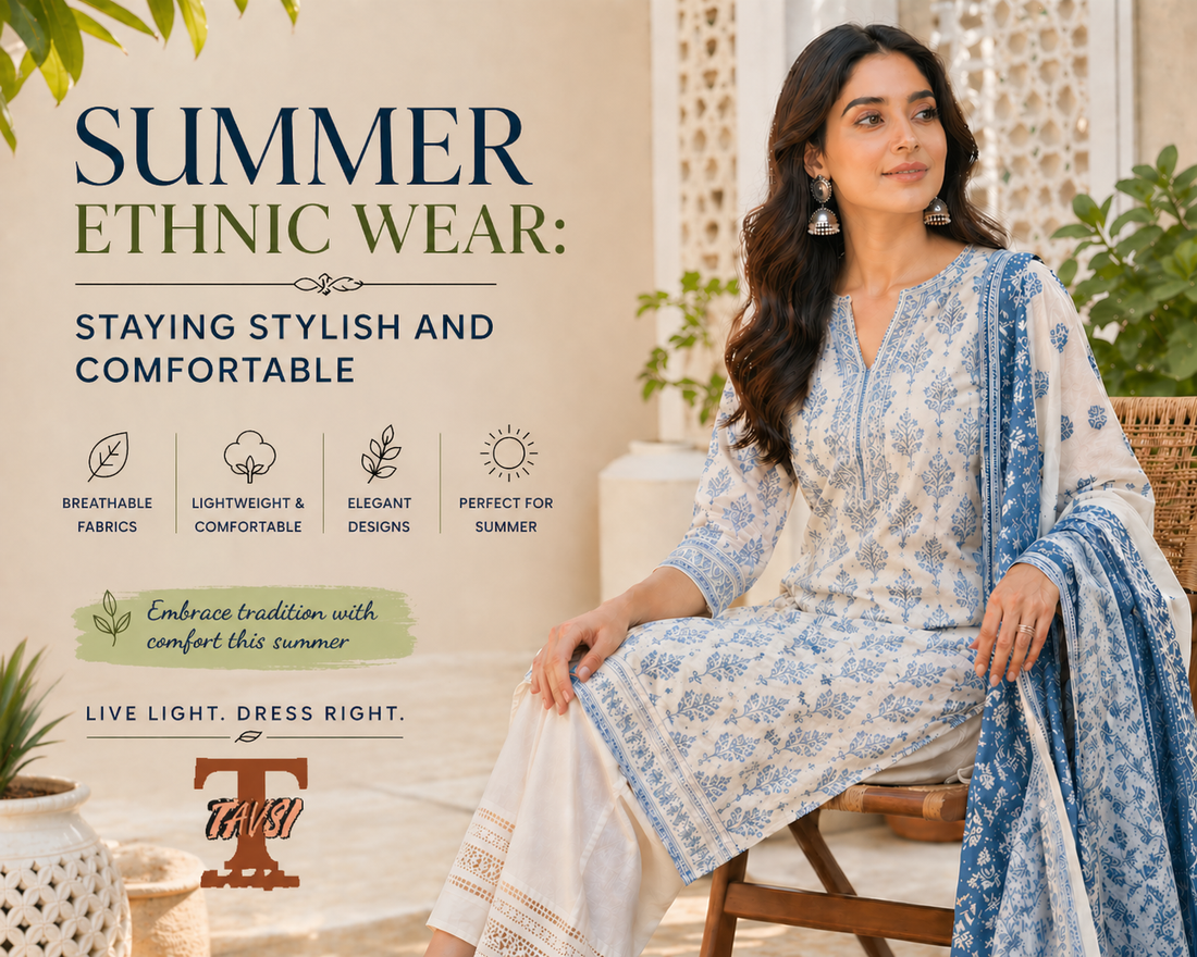 SUMMER ETHNIC WEAR: STAYING STYLISH AND COMFORTABLE